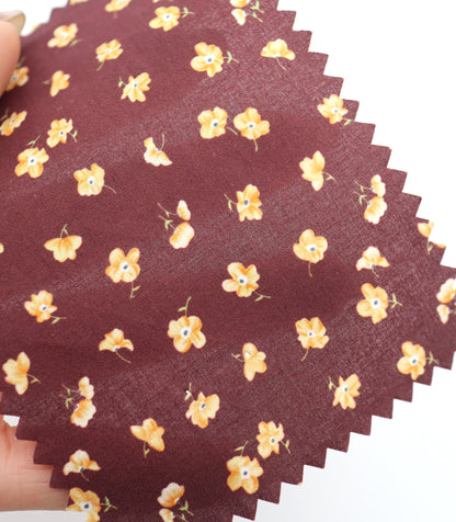 【25SS-232】小花柄プリント綿ローン　/0.5ｙあたり = ～715円