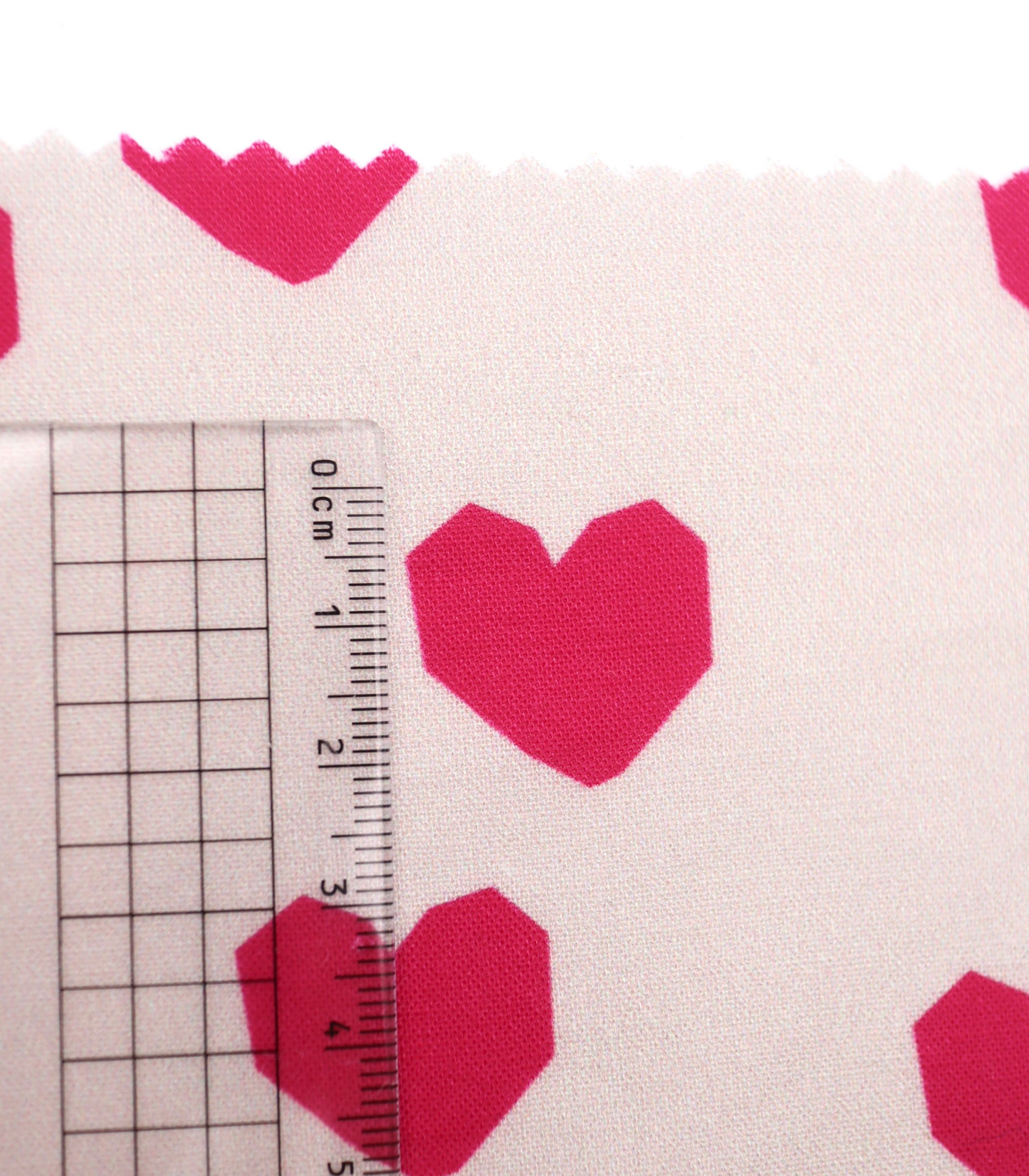 【25SS-046】ブロックハートプリント綿ローン　/0.5ｙあたり=～825円