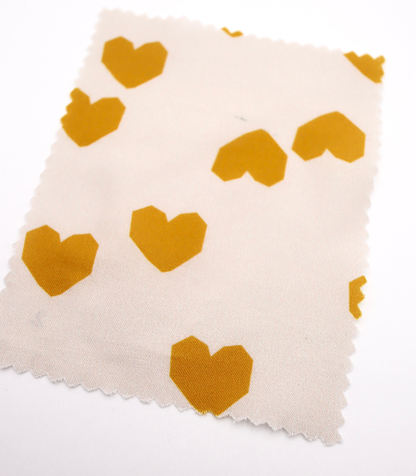 【25SS-046】ブロックハートプリント綿ローン　/0.5ｙあたり=～825円