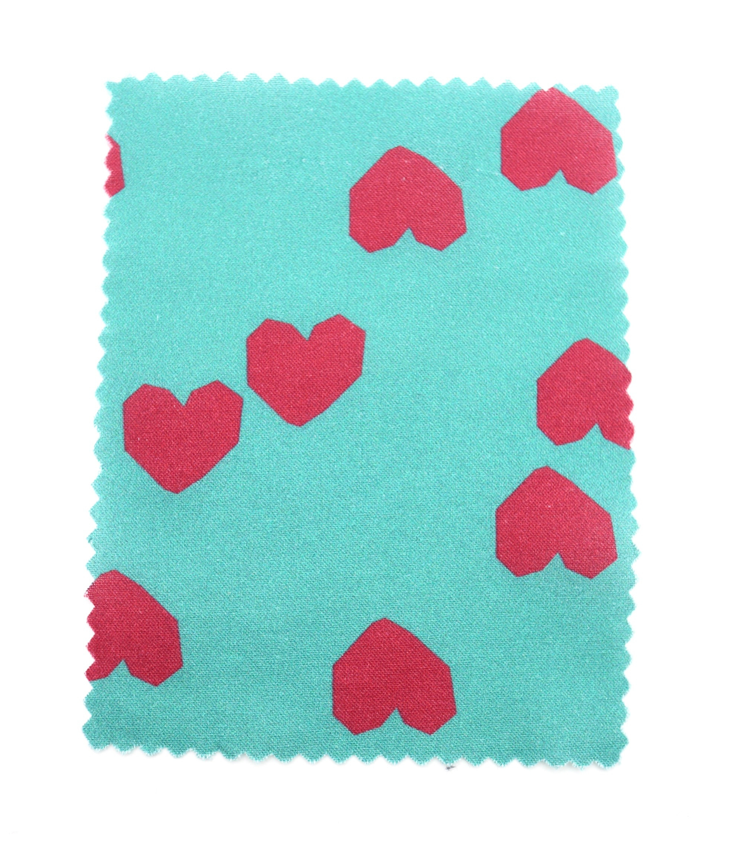 【25SS-046】ブロックハートプリント綿ローン　/0.5ｙあたり=～825円