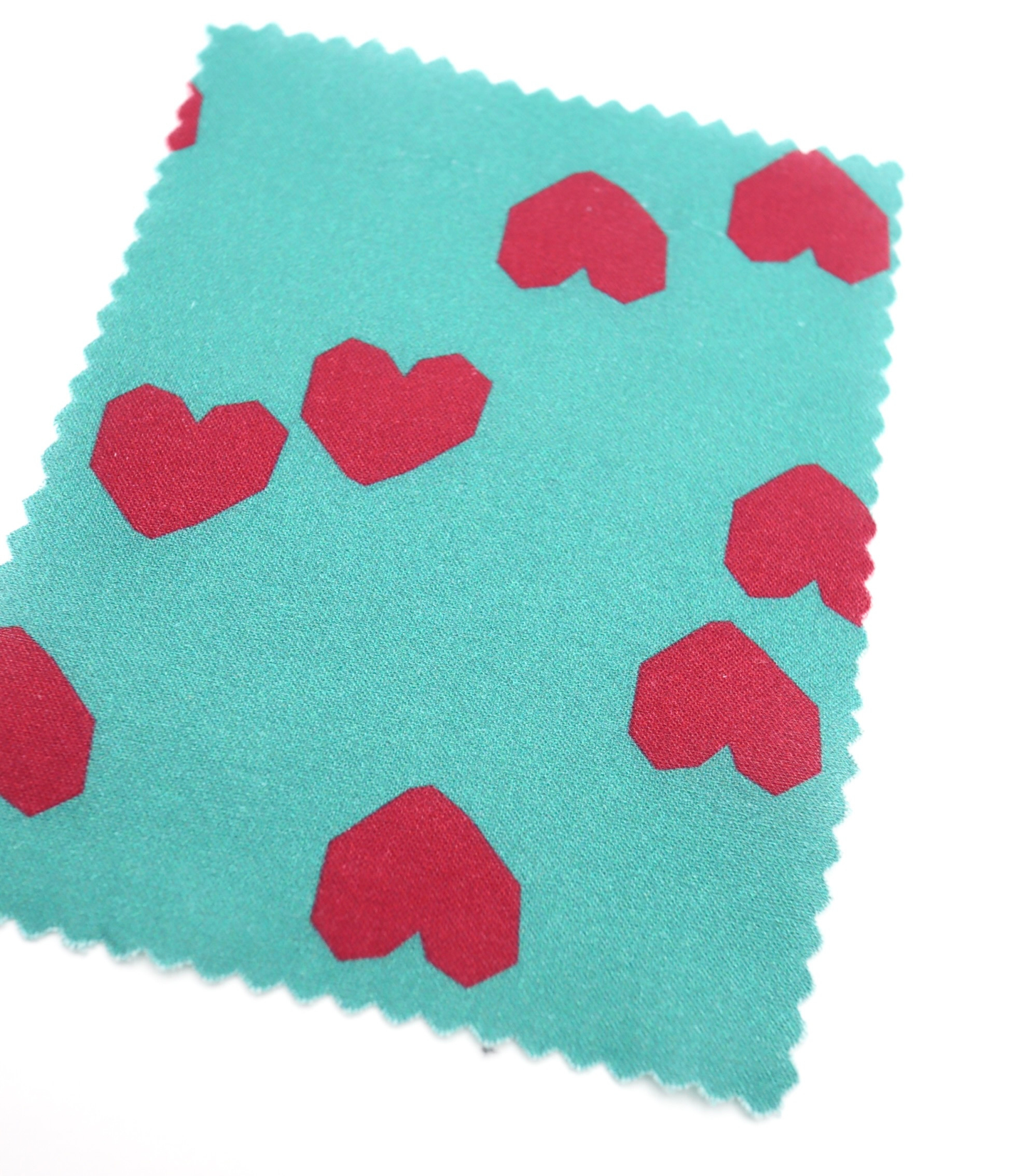 【25SS-046】ブロックハートプリント綿ローン　/0.5ｙあたり=～825円