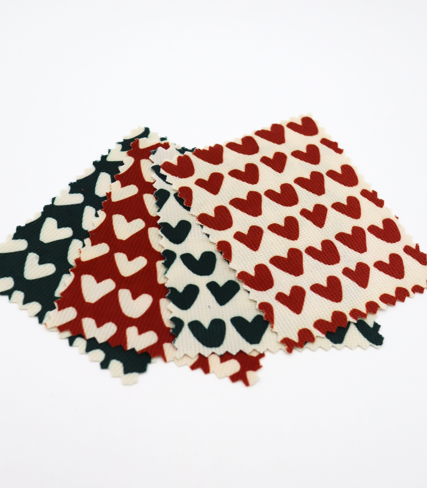 【25SS-026】ハートプリントコーデュロイ　/0.5ｙあたり=～735円