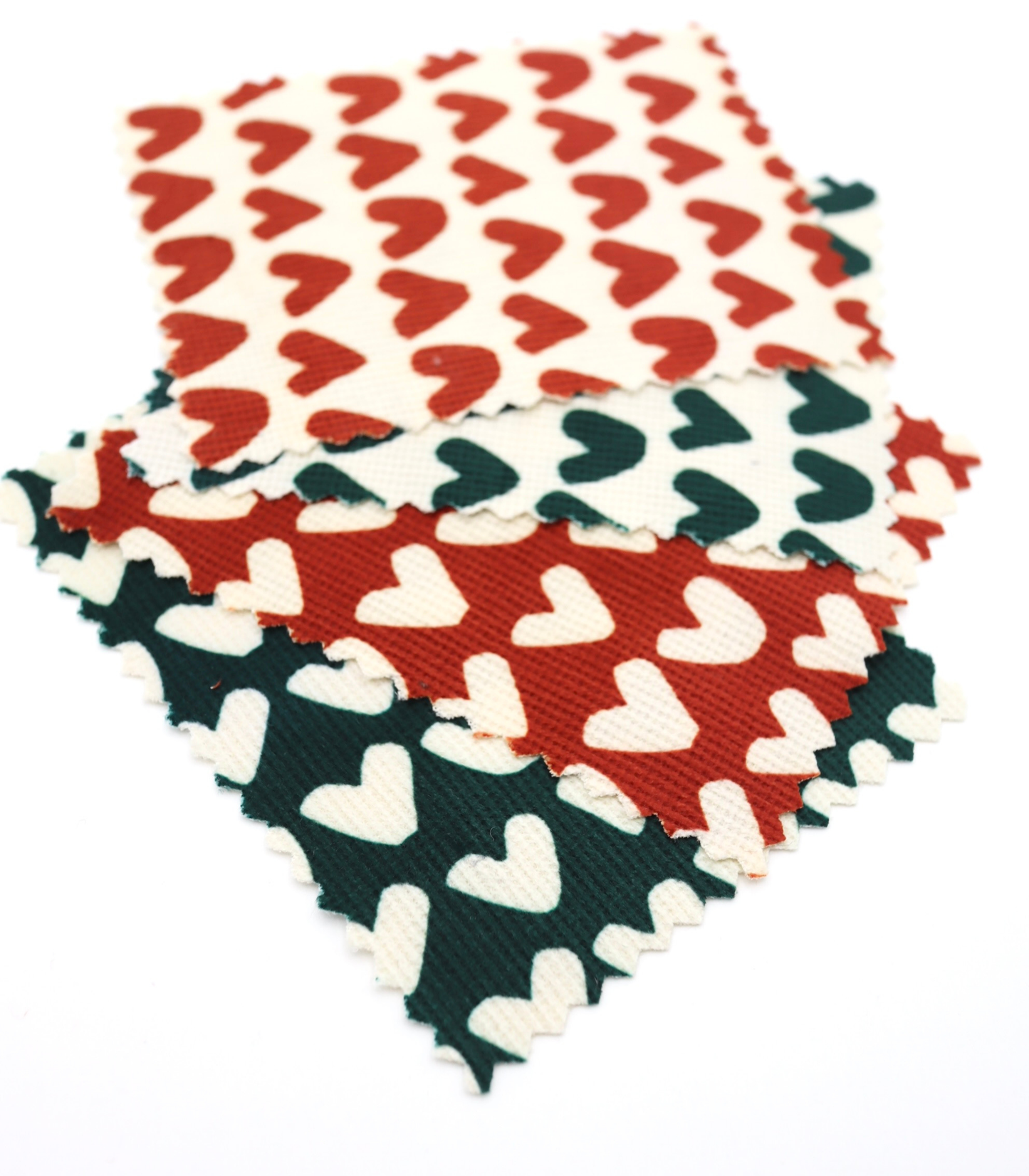 【25SS-026】ハートプリントコーデュロイ　/0.5ｙあたり=～735円