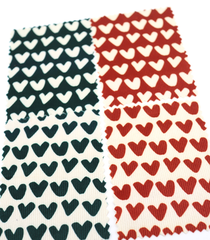 【25SS-026】ハートプリントコーデュロイ　/0.5ｙあたり=～735円