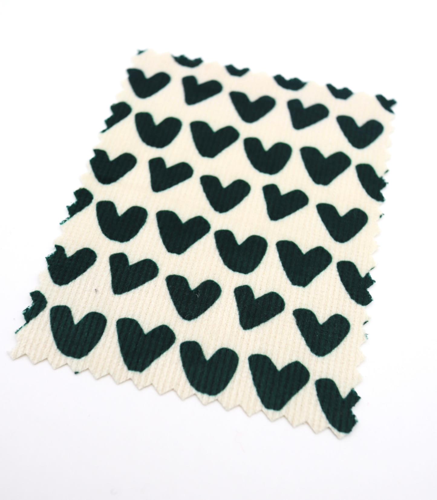 【25SS-026】ハートプリントコーデュロイ　/0.5ｙあたり=～735円