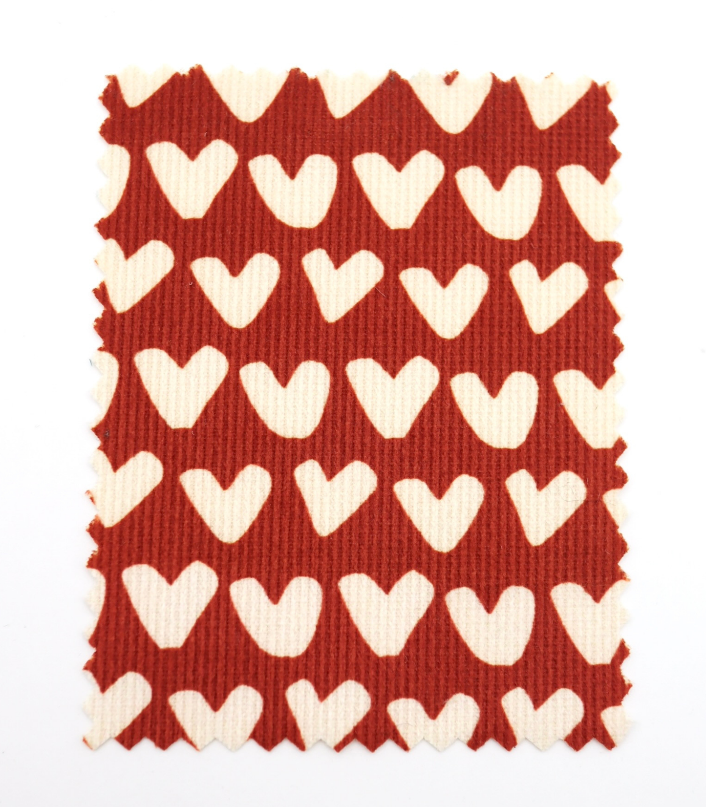 【25SS-026】ハートプリントコーデュロイ　/0.5ｙあたり=～735円