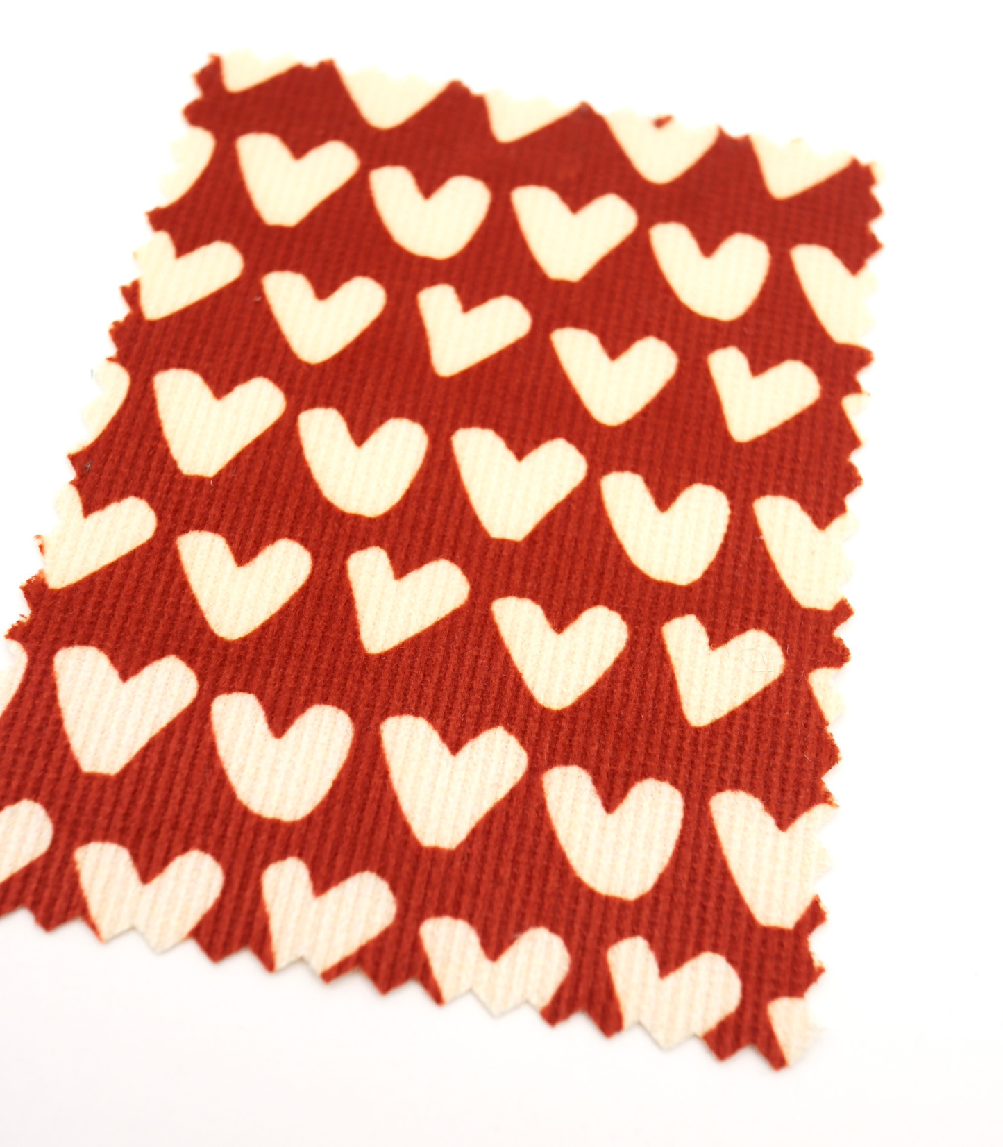 【25SS-026】ハートプリントコーデュロイ　/0.5ｙあたり=～735円