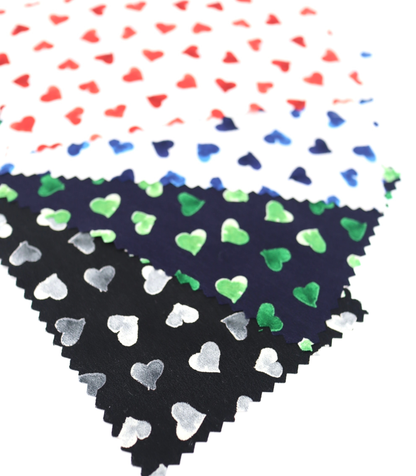 【25SS-052】ハートプリントデシン　/0.5ｙあたり=～745円