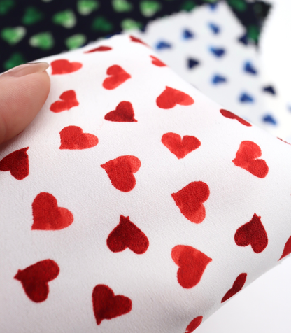 【25SS-052】ハートプリントデシン　/0.5ｙあたり=～745円