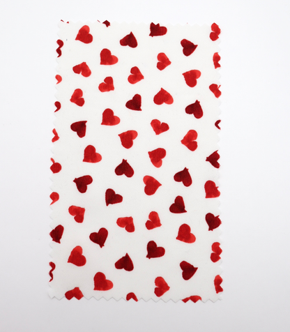 【25SS-052】ハートプリントデシン　/0.5ｙあたり=～745円