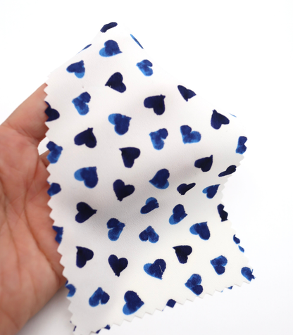 【25SS-052】ハートプリントデシン　/0.5ｙあたり=～745円