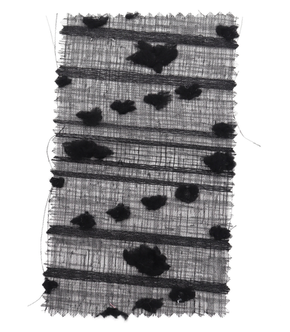 【25SS-371】もこもこフラワー×ボーダージャガードシアーローン　/0.5ｙあたり = ～580円