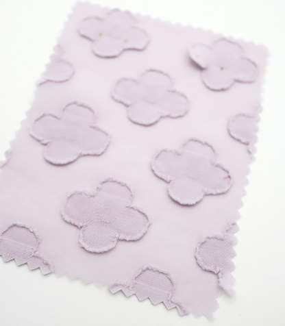 【25SS-376】立体フラワージャガードシフォン　/0.5ｙあたり = ～745円