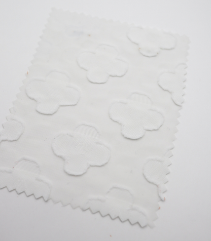 【25SS-376】立体フラワージャガードシフォン　/0.5ｙあたり = ～745円