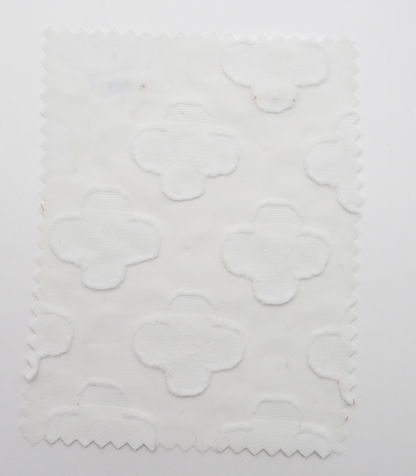 【25SS-376】立体フラワージャガードシフォン　/0.5ｙあたり = ～745円