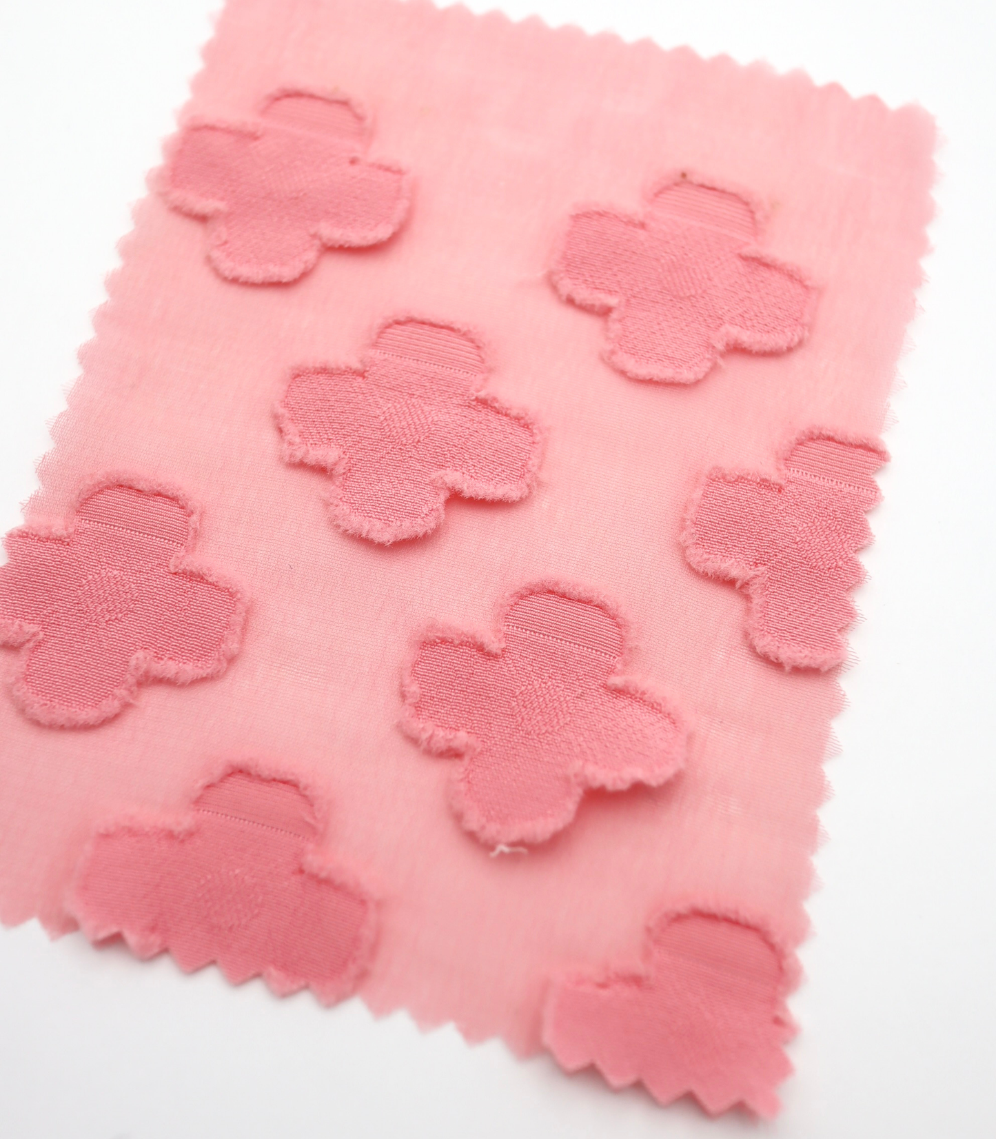 【25SS-376】立体フラワージャガードシフォン　/0.5ｙあたり = ～745円