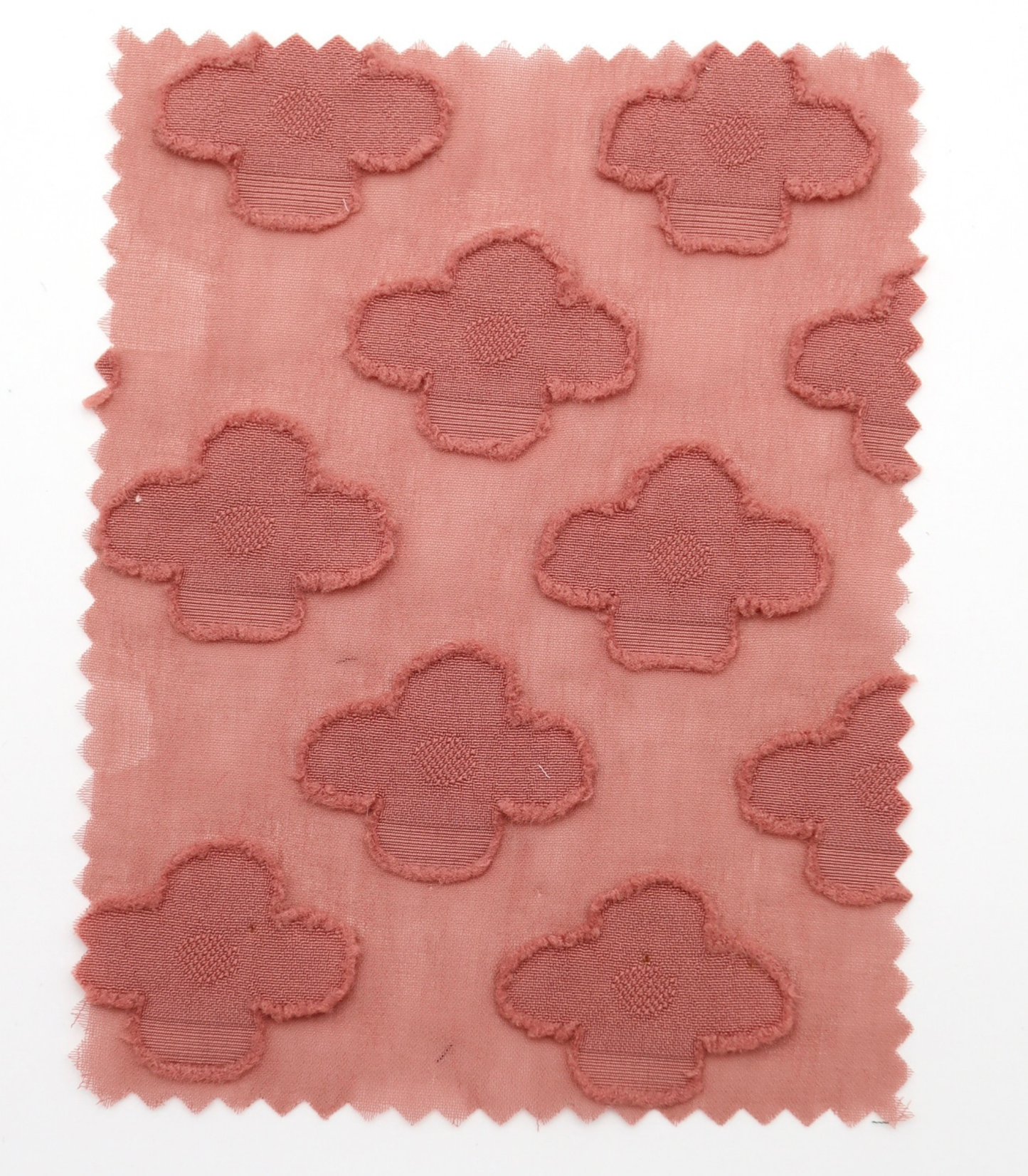 【25SS-376】立体フラワージャガードシフォン　/0.5ｙあたり = ～745円