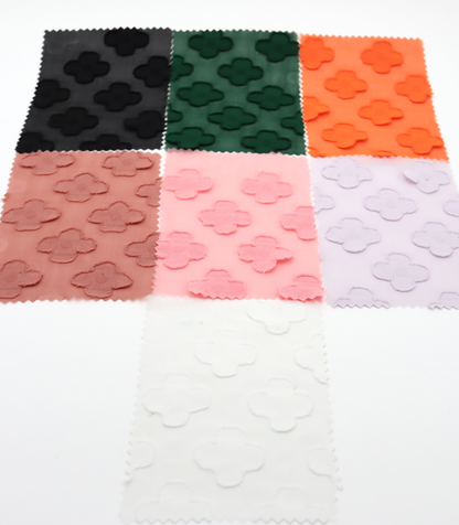 【25SS-376】立体フラワージャガードシフォン　/0.5ｙあたり = ～745円