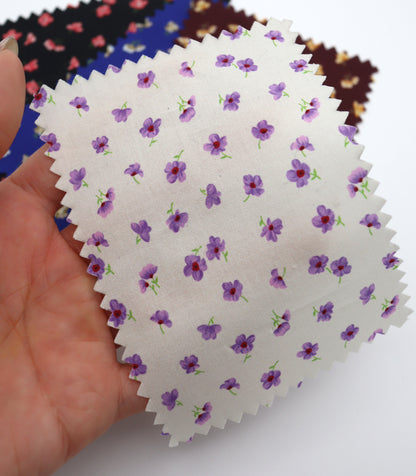 【25SS-232】小花柄プリント綿ローン　/0.5ｙあたり = ～715円