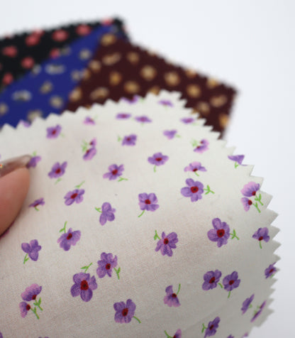 【25SS-232】小花柄プリント綿ローン　/0.5ｙあたり = ～715円