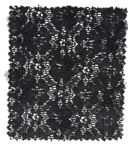 【25SS-380】チュールリボン付きレース　/0.5ｙあたり = ～1005円