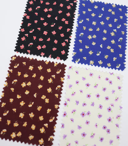 【25SS-232】小花柄プリント綿ローン　/0.5ｙあたり = ～715円