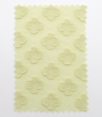 【25SS-372】立体プチフラワージャガードシフォン　/0.5ｙあたり = ～775円