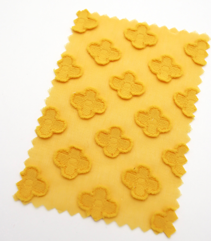 【25SS-372】立体プチフラワージャガードシフォン　/0.5ｙあたり = ～775円