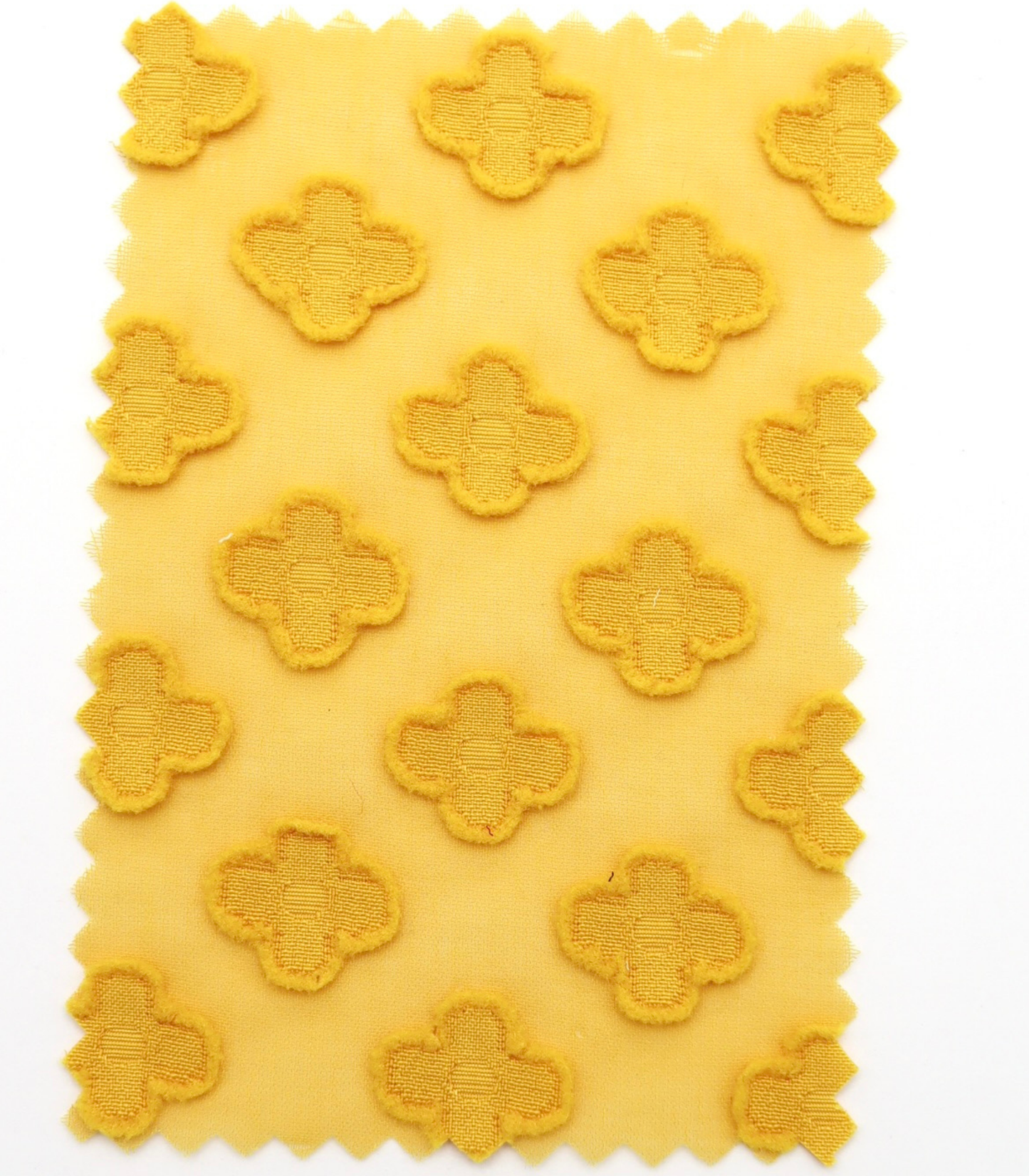 【25SS-372】立体プチフラワージャガードシフォン　/0.5ｙあたり = ～775円