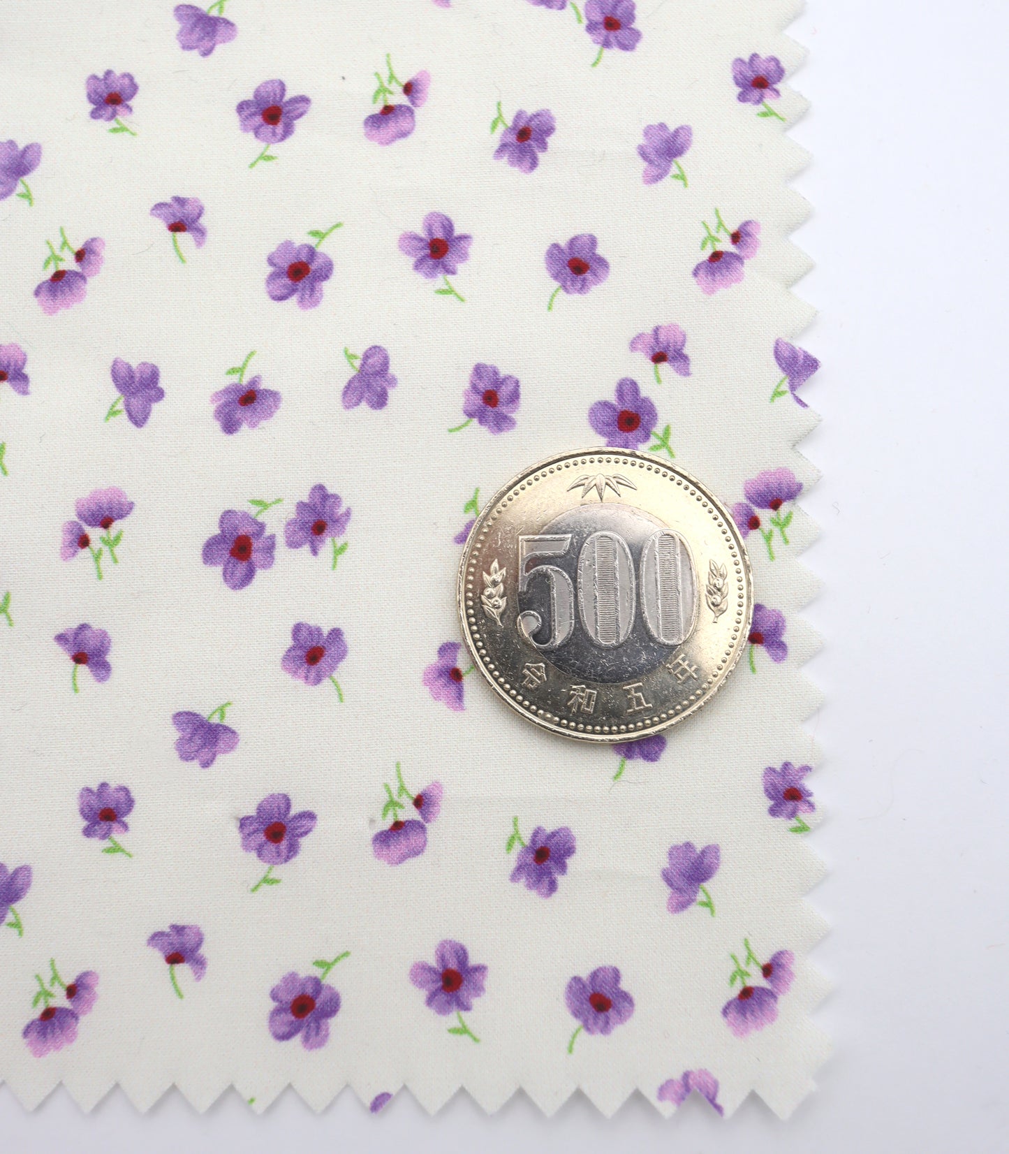 【25SS-232】小花柄プリント綿ローン　/0.5ｙあたり = ～715円