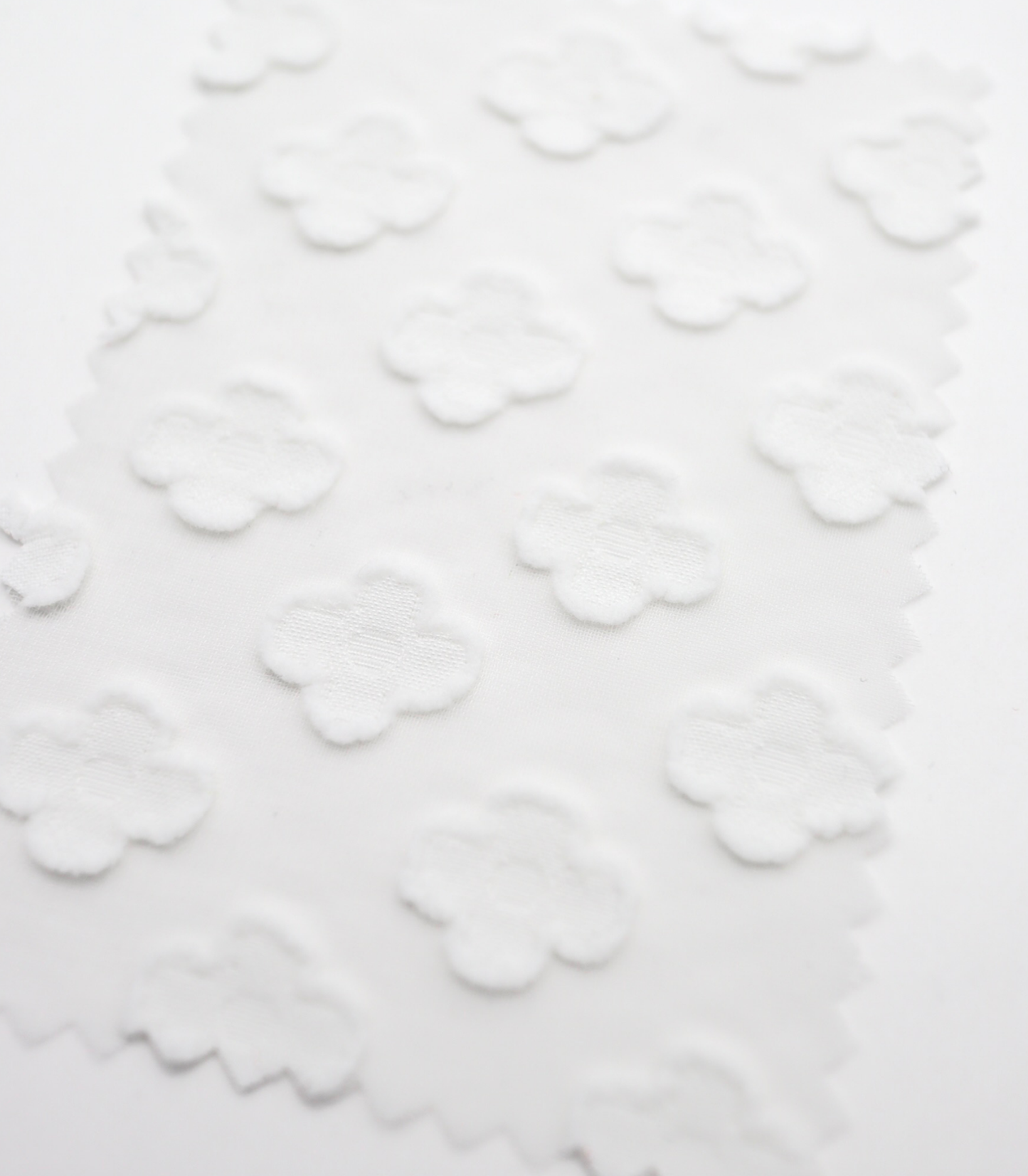 【25SS-372】立体プチフラワージャガードシフォン　/0.5ｙあたり = ～775円