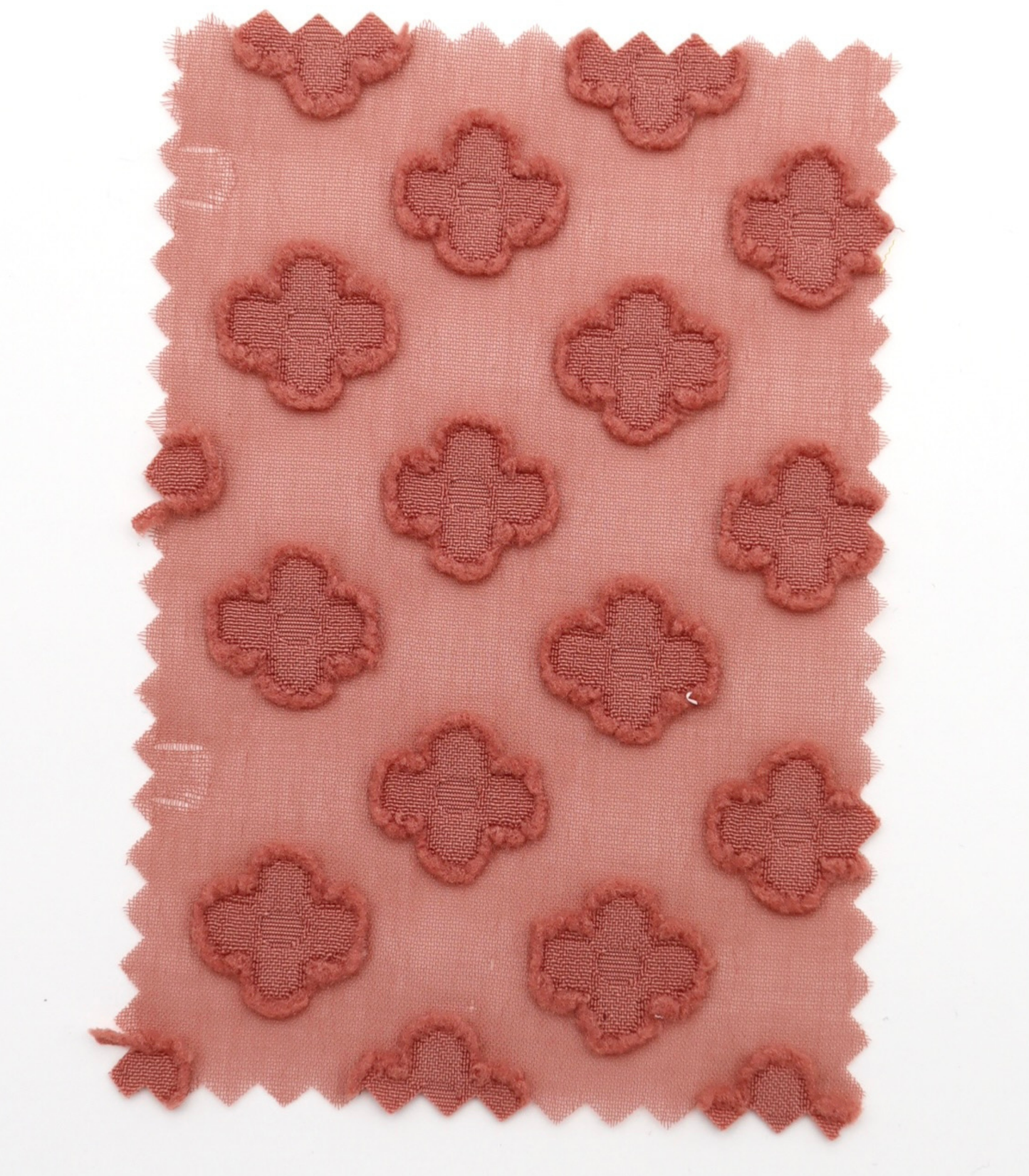 【25SS-372】立体プチフラワージャガードシフォン　/0.5ｙあたり = ～775円