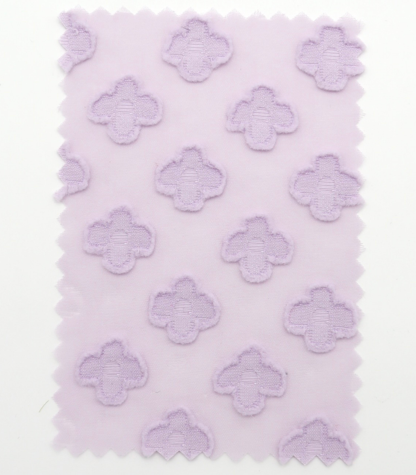 【25SS-372】立体プチフラワージャガードシフォン　/0.5ｙあたり = ～775円