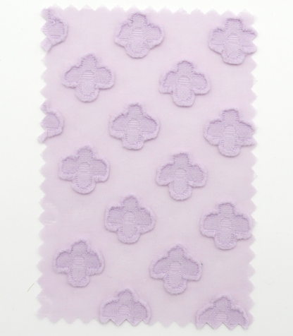 【25SS-372】立体プチフラワージャガードシフォン　/0.5ｙあたり = ～775円