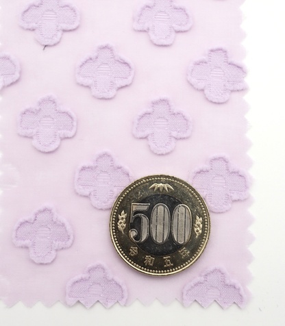 【25SS-372】立体プチフラワージャガードシフォン　/0.5ｙあたり = ～775円