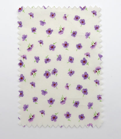 【25SS-232】小花柄プリント綿ローン　/0.5ｙあたり = ～715円