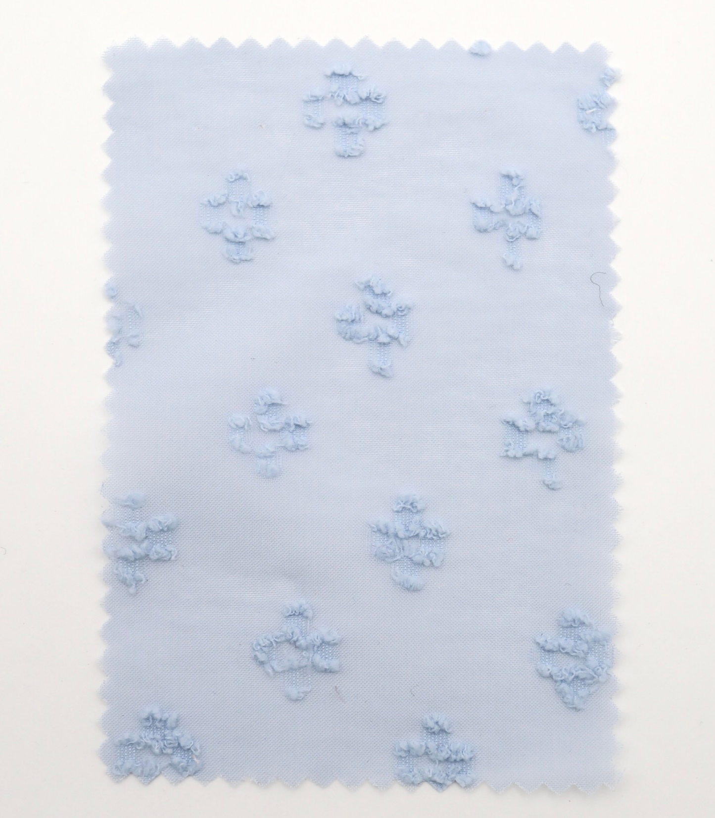 【25SS-377】フリンジフラワージャガードシフォン　/0.5ｙあたり = ～620円