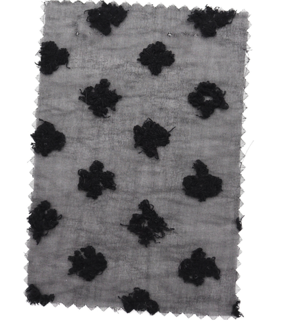 【25SS-377】フリンジフラワージャガードシフォン　/0.5ｙあたり = ～620円