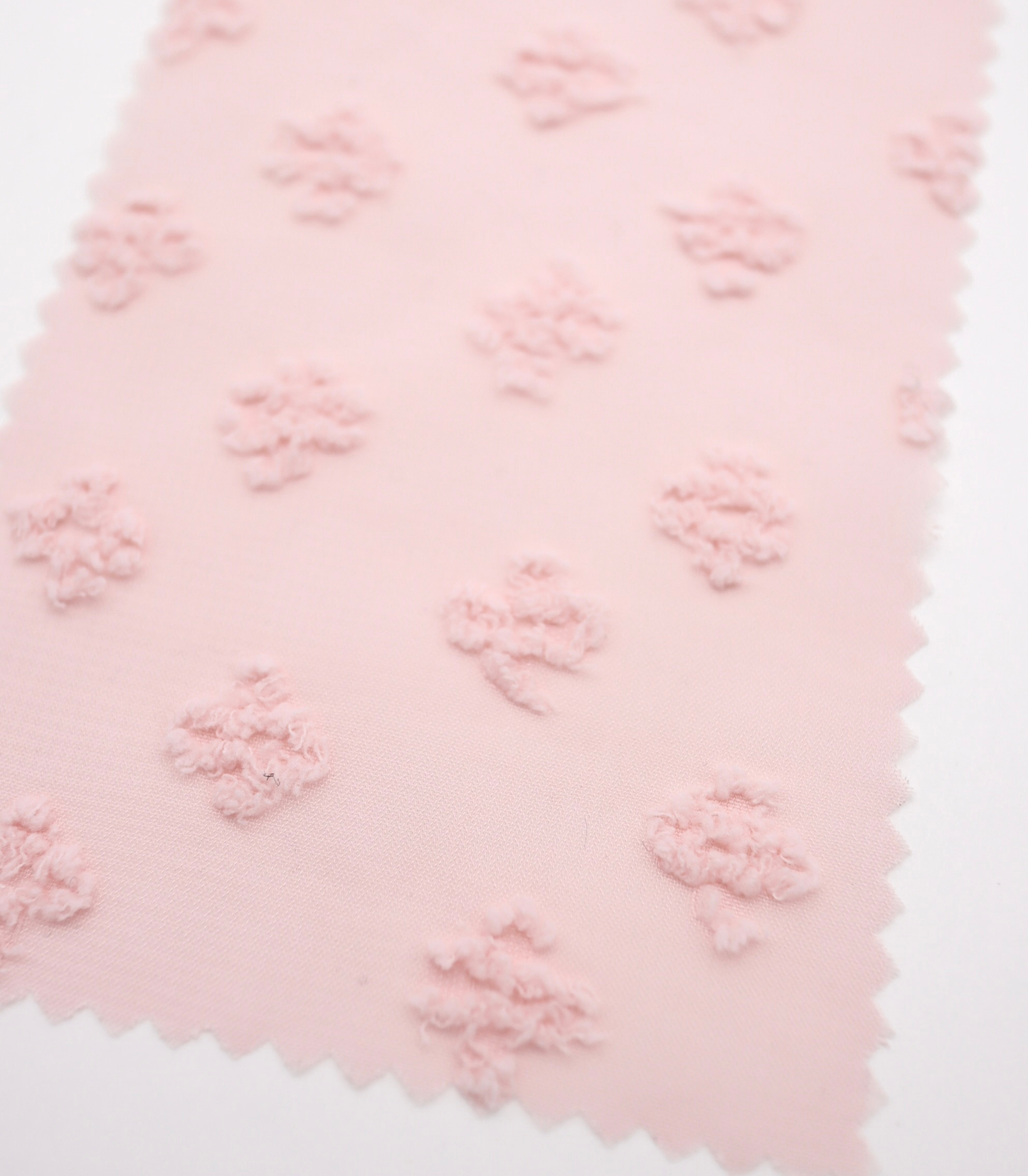 【25SS-377】フリンジフラワージャガードシフォン　/0.5ｙあたり = ～620円