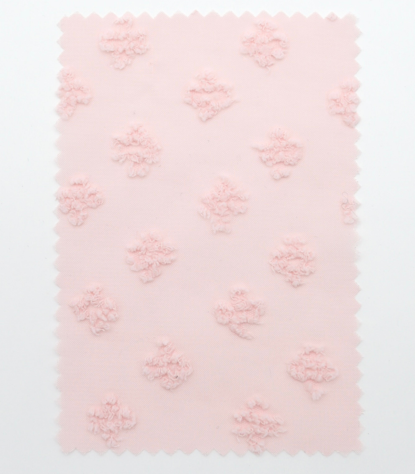 【25SS-377】フリンジフラワージャガードシフォン　/0.5ｙあたり = ～620円