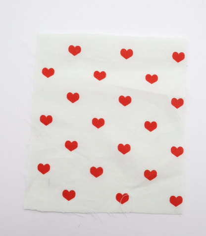 【25SS-049】プチハートプリント綿ローン　/0.5ｙあたり=～725円