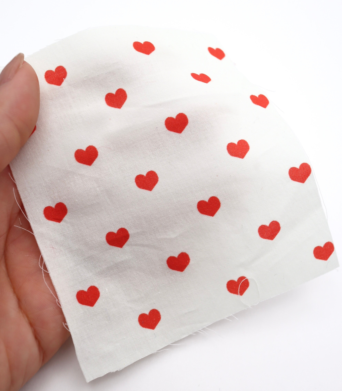 【25SS-049】プチハートプリント綿ローン　/0.5ｙあたり=～725円