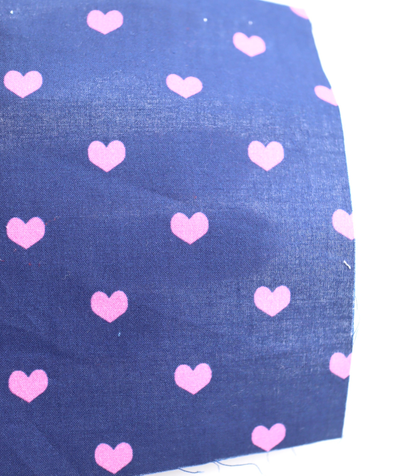 【25SS-049】プチハートプリント綿ローン　/0.5ｙあたり=～725円