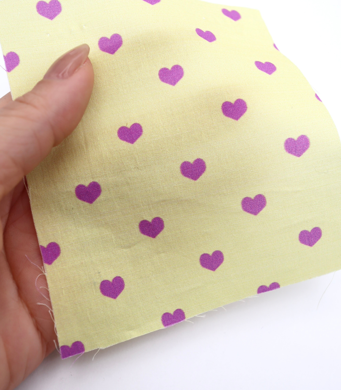 【25SS-049】プチハートプリント綿ローン　/0.5ｙあたり=～725円