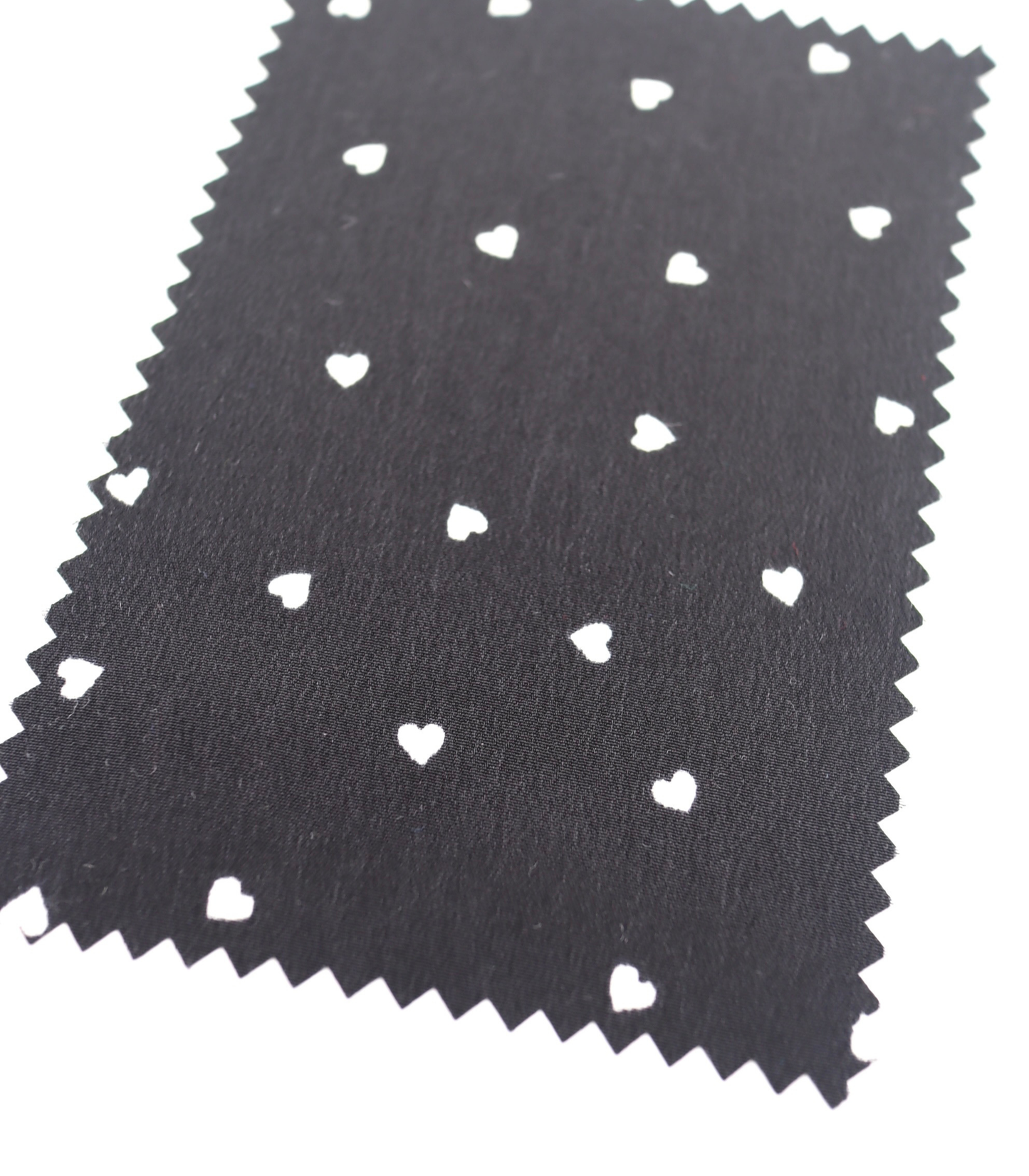 【25SS-048】プチハートプリントポリエステルデシン　/0.5ｙあたり=～765円