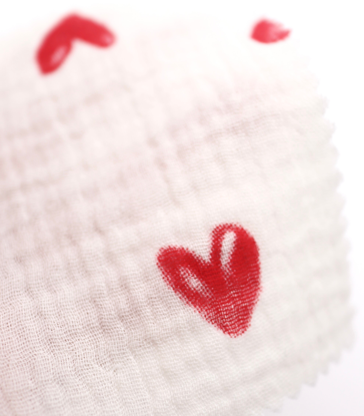 【25SS-038】スケッチ風ハートプリントダブルガーゼ　/0.5ｙあたり=～700円