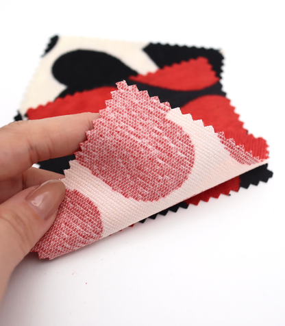 【25SS-018】ビッグハートプリントストレッチコーデュロイ　/0.5ｙあたり=～695円