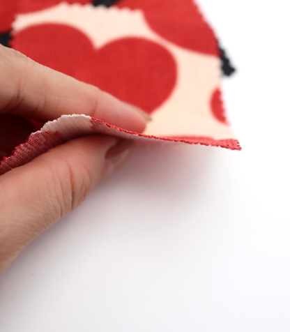 【25SS-018】ビッグハートプリントストレッチコーデュロイ　/0.5ｙあたり=～695円