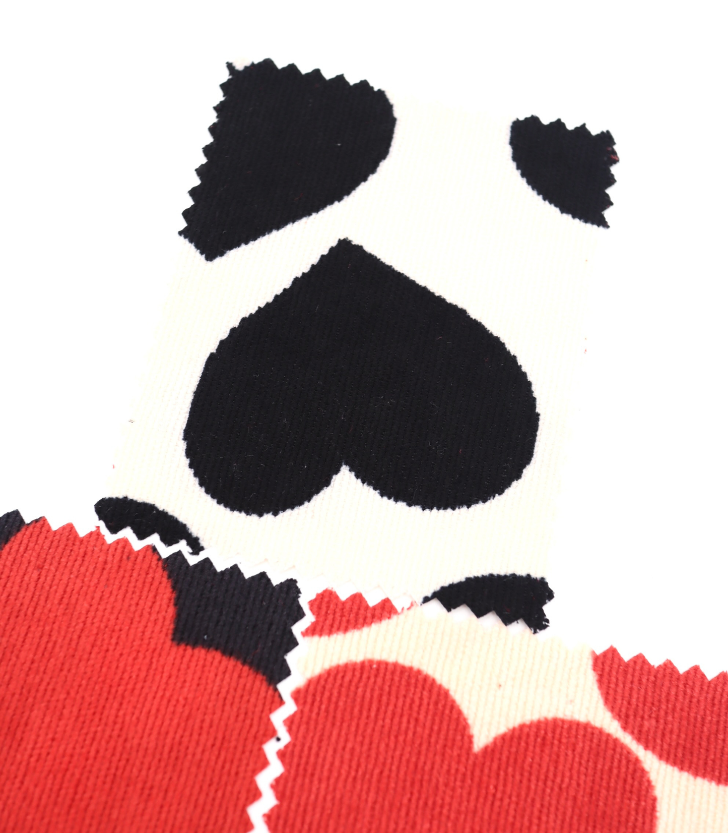 【25SS-018】ビッグハートプリントストレッチコーデュロイ　/0.5ｙあたり=～695円