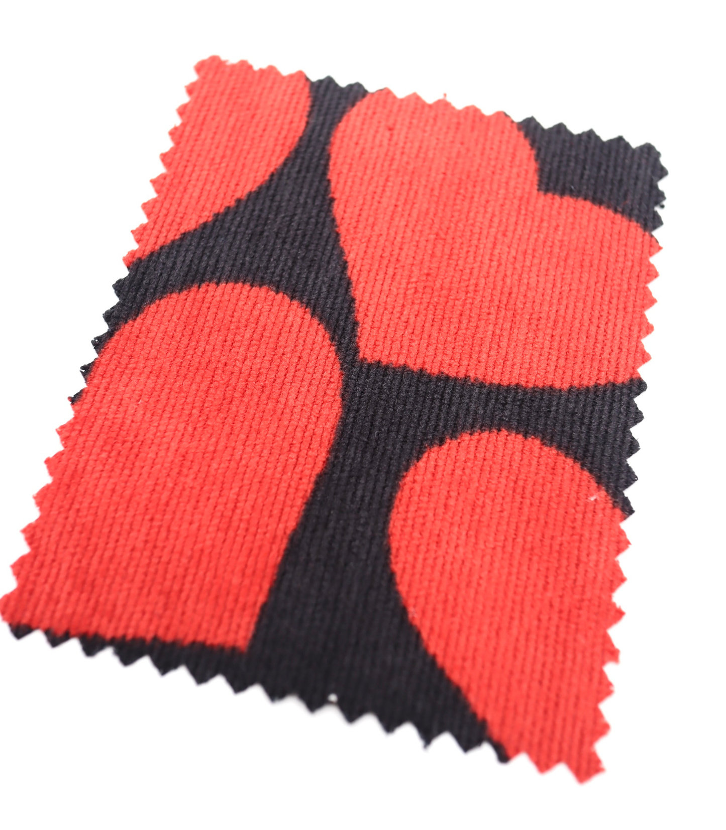 【25SS-018】ビッグハートプリントストレッチコーデュロイ　/0.5ｙあたり=～695円